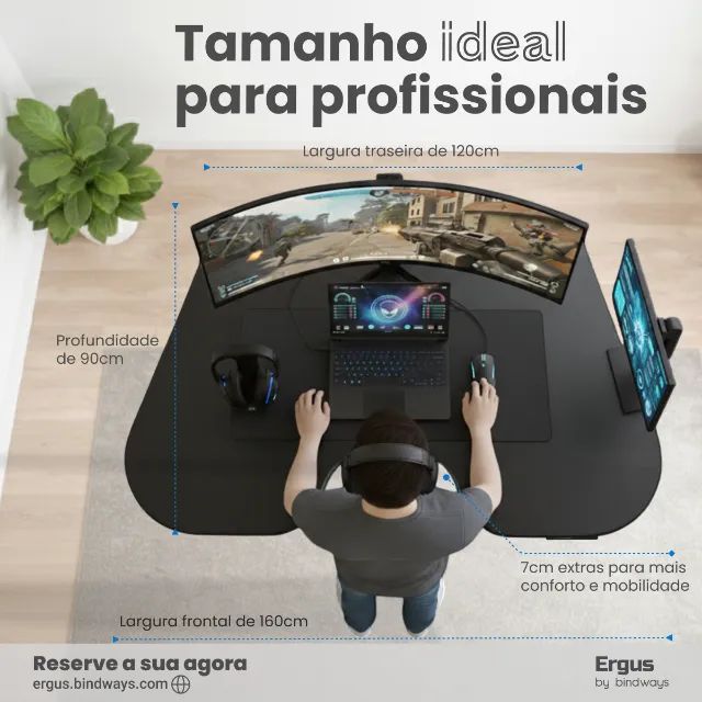 Mesa ergonômica profissional digital - Foto 5