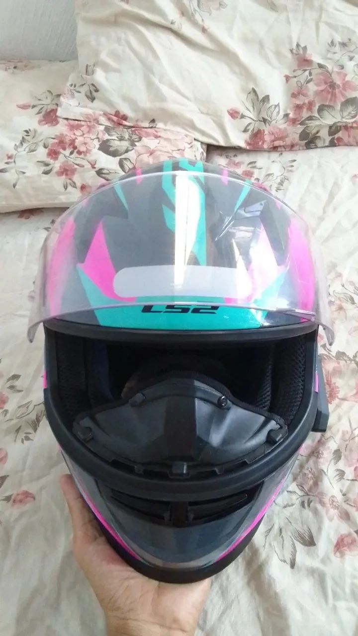 Capacete ls2 draze rosa  - Foto 4