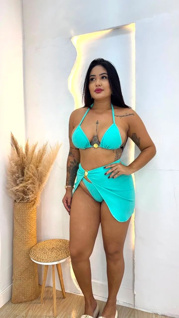 Kit Biquíni+Sa ída de Praia - Foto 2
