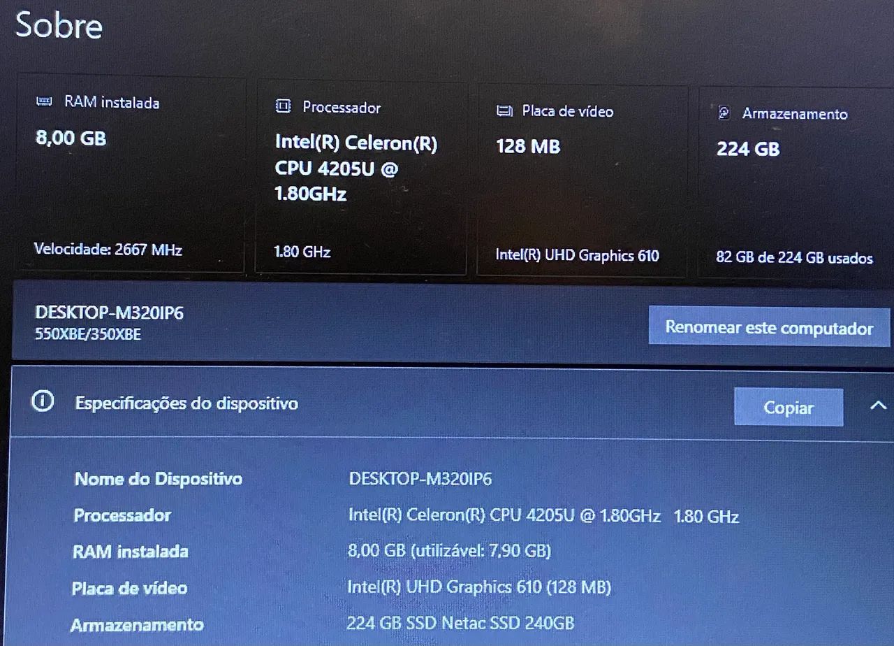 Notebook Samsung Essentials ? 8GB RAM + SSD 240GB - Aceito ofertas e trocas - Foto 2