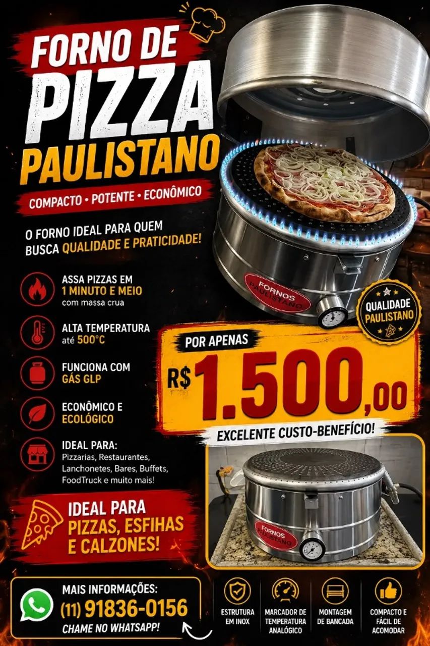 forno para pizza * whatsapp
