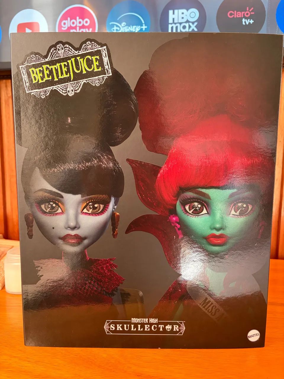 Boneca Monster high Skullector Beetlejuice lacrada  - Foto 2