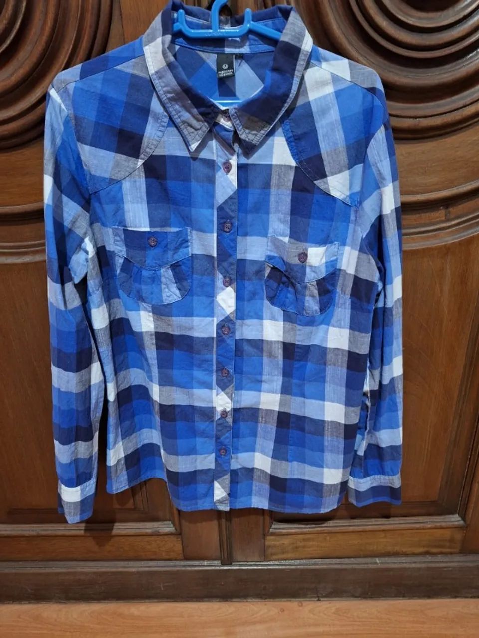 Camisa de manga longa feminina