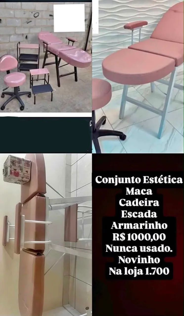 Conjunto de estética maca + acessórios 