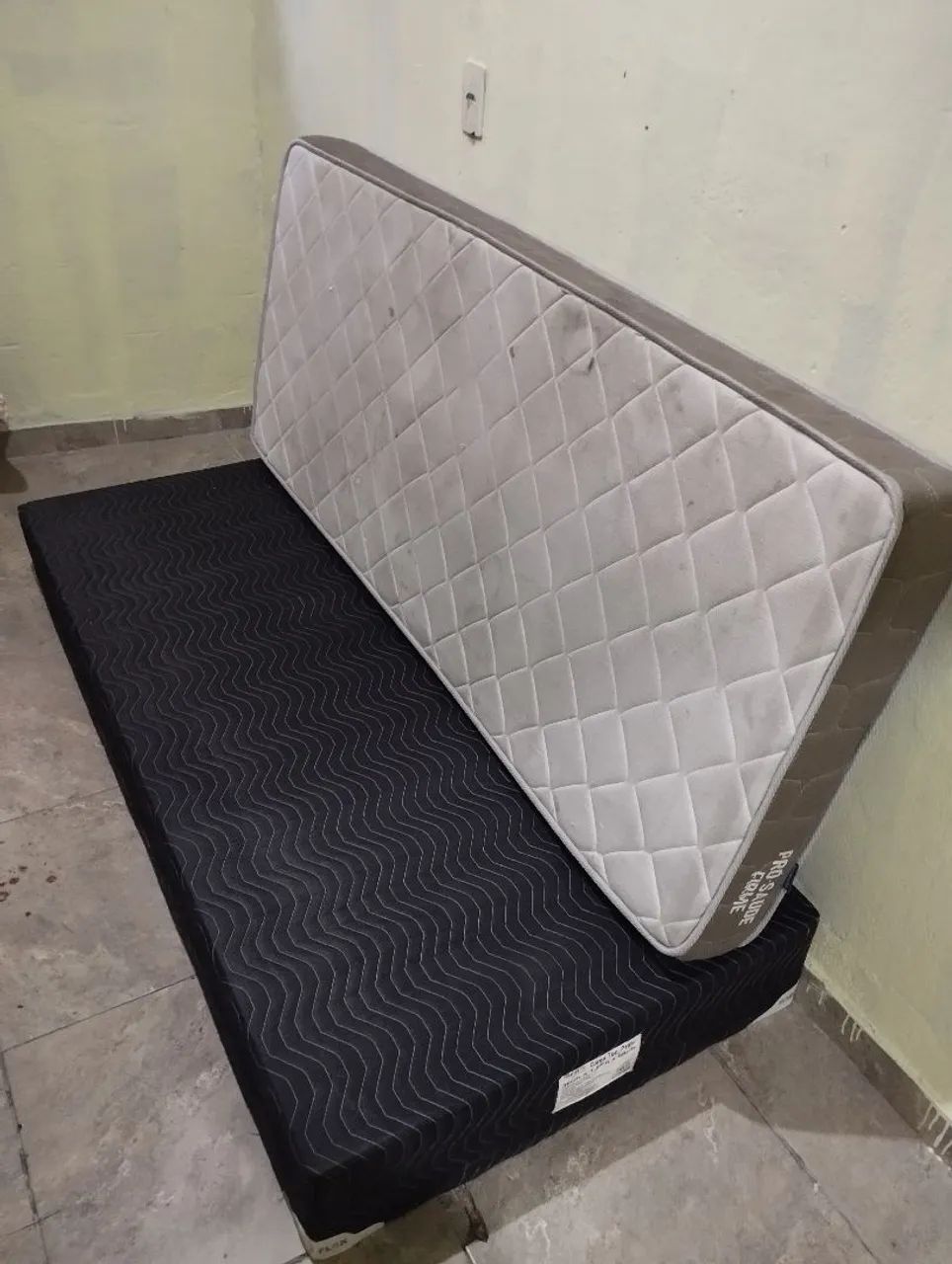 CAMA BOX + COLCHÃO DE SOLTEIRO