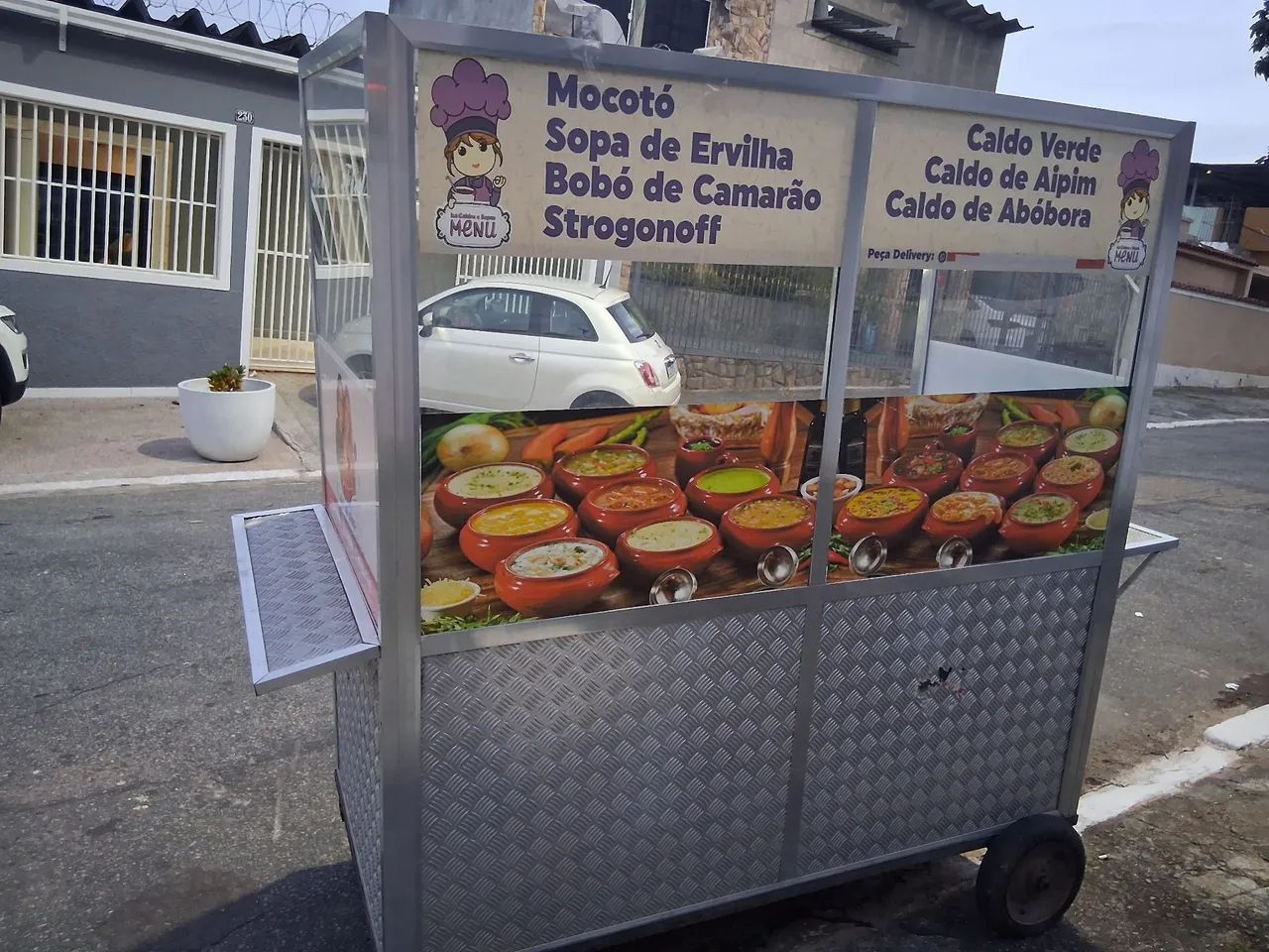 Carrinho de caldos inox.  - Foto 2