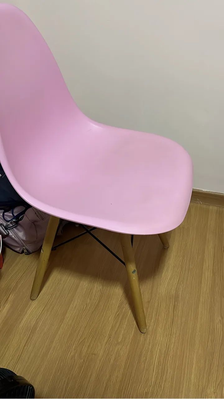 Cadeira Escritório rosa 