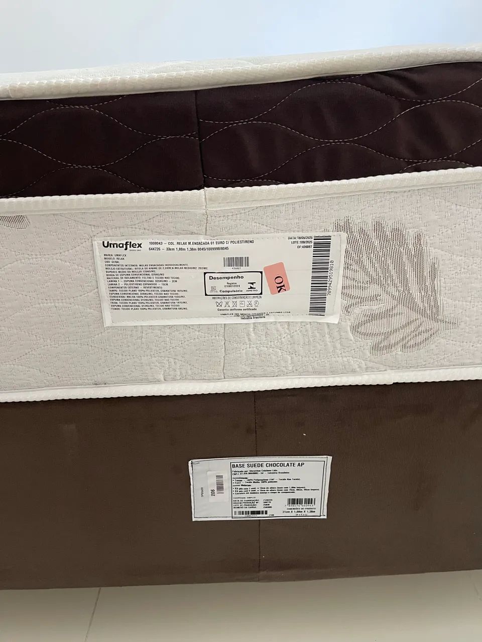 Cama Box com colchão semi novo  - Foto 2