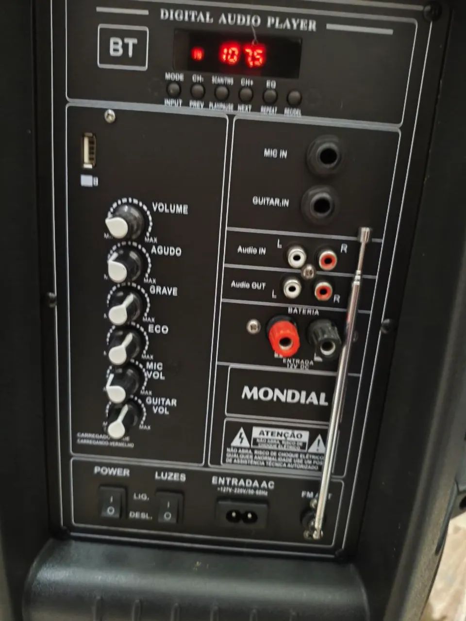 Caixa de som amplificada multiuso Mondial - Foto 2