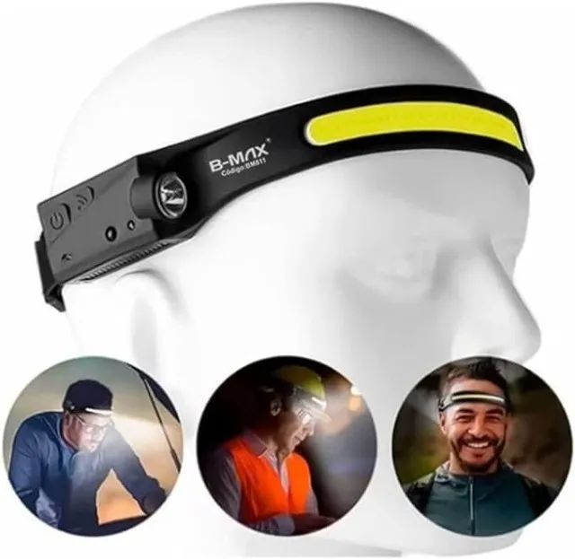 Lanterna de Cabeça Led Cyclop Usb Recarregável. Entrega grátis JP