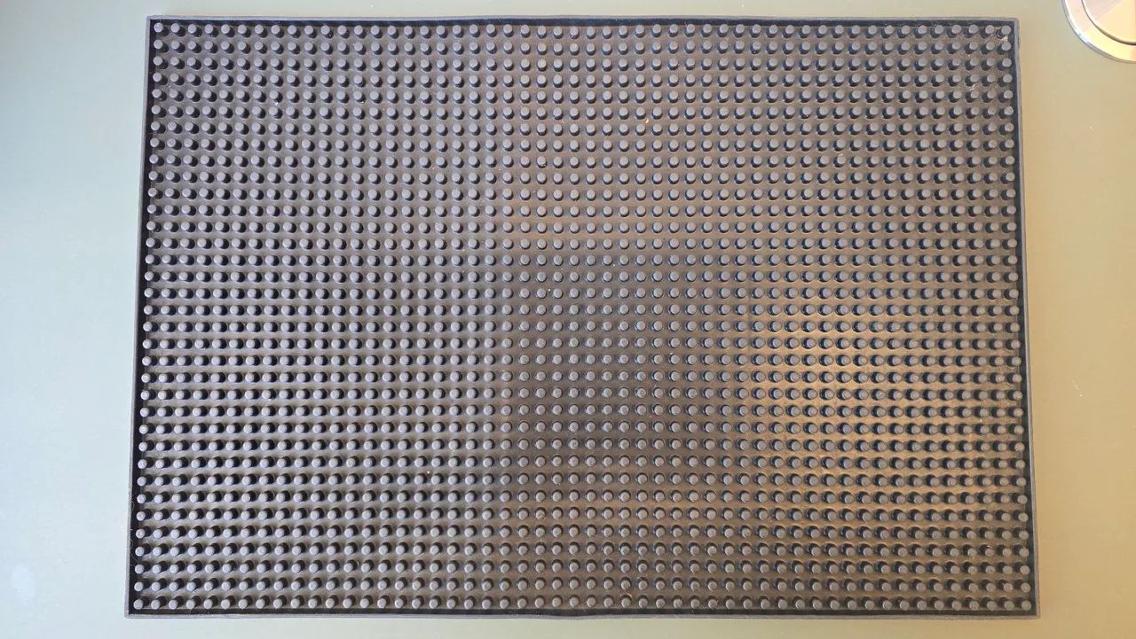 Tapete Bartender Bar Mat para Drinks 45 CM x 30 CM Preto - Foto 2