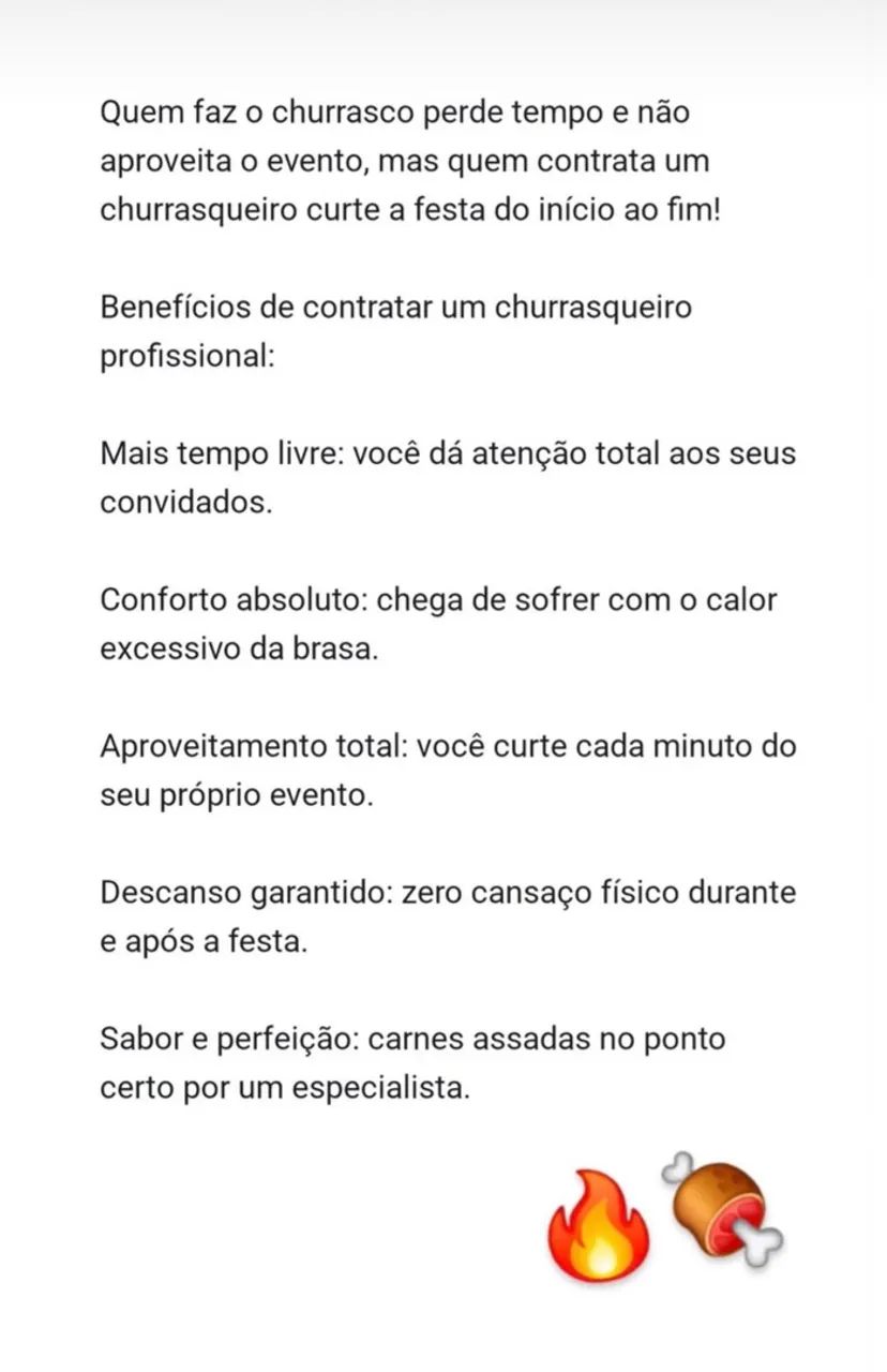 Churrasqueiro profissional e qualidade  - Foto 3