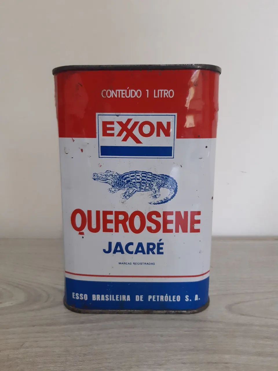 Lata Antiga Querosene Jacaré 