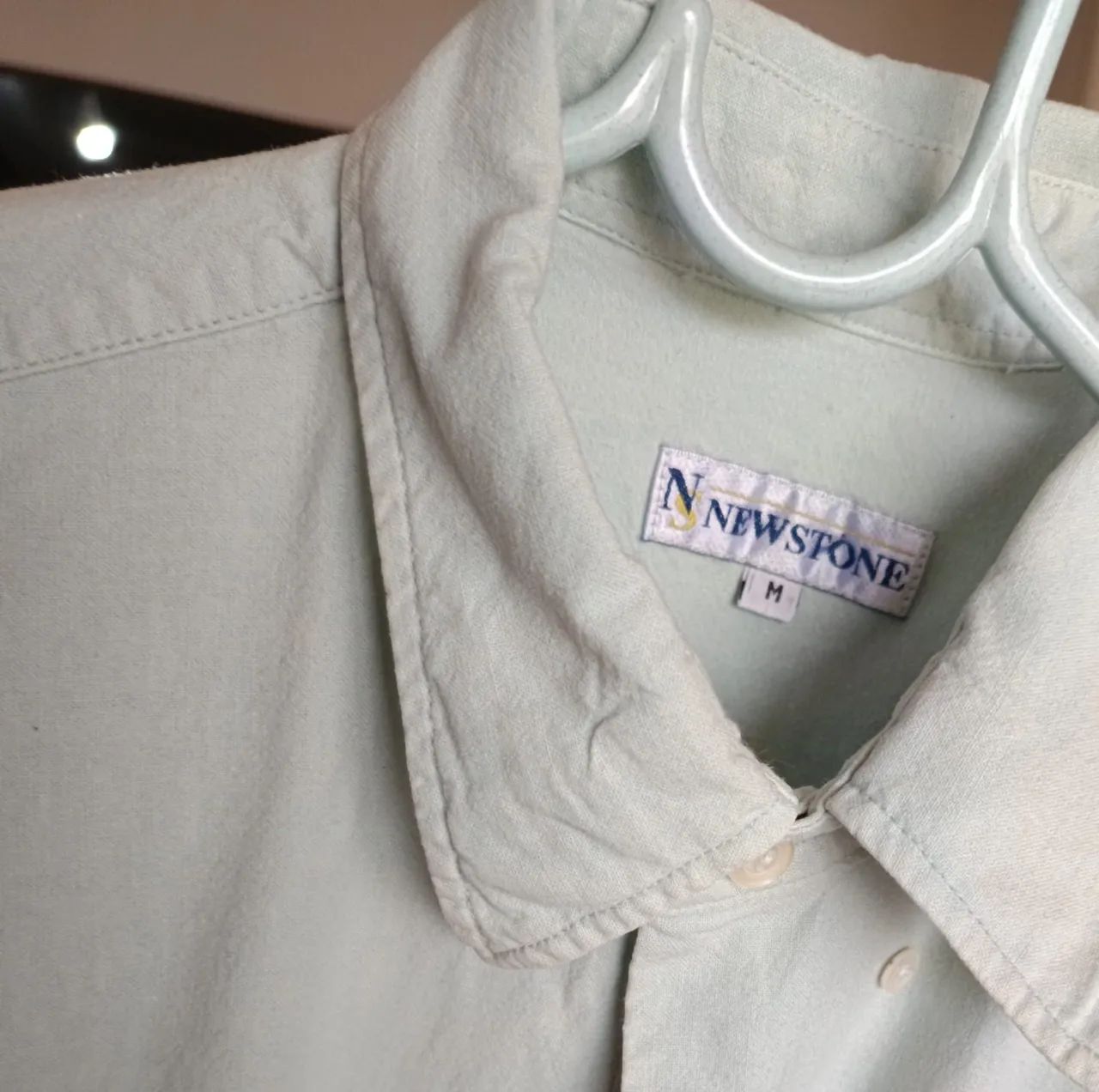 Camisa manga longa masculina 100% algodão  - Foto 3