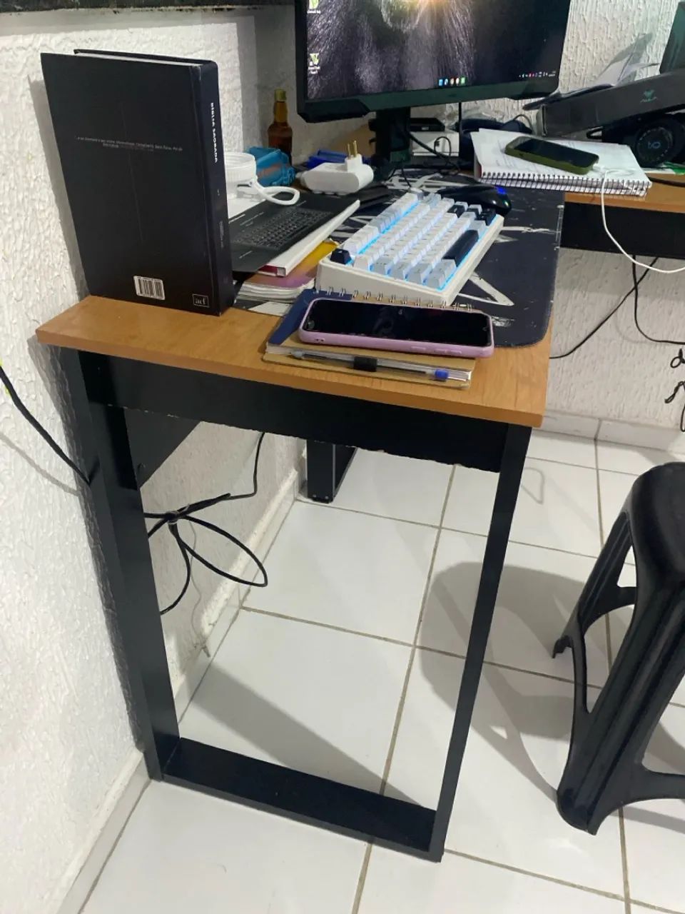 Mesa em L estilo industrial - Foto 2