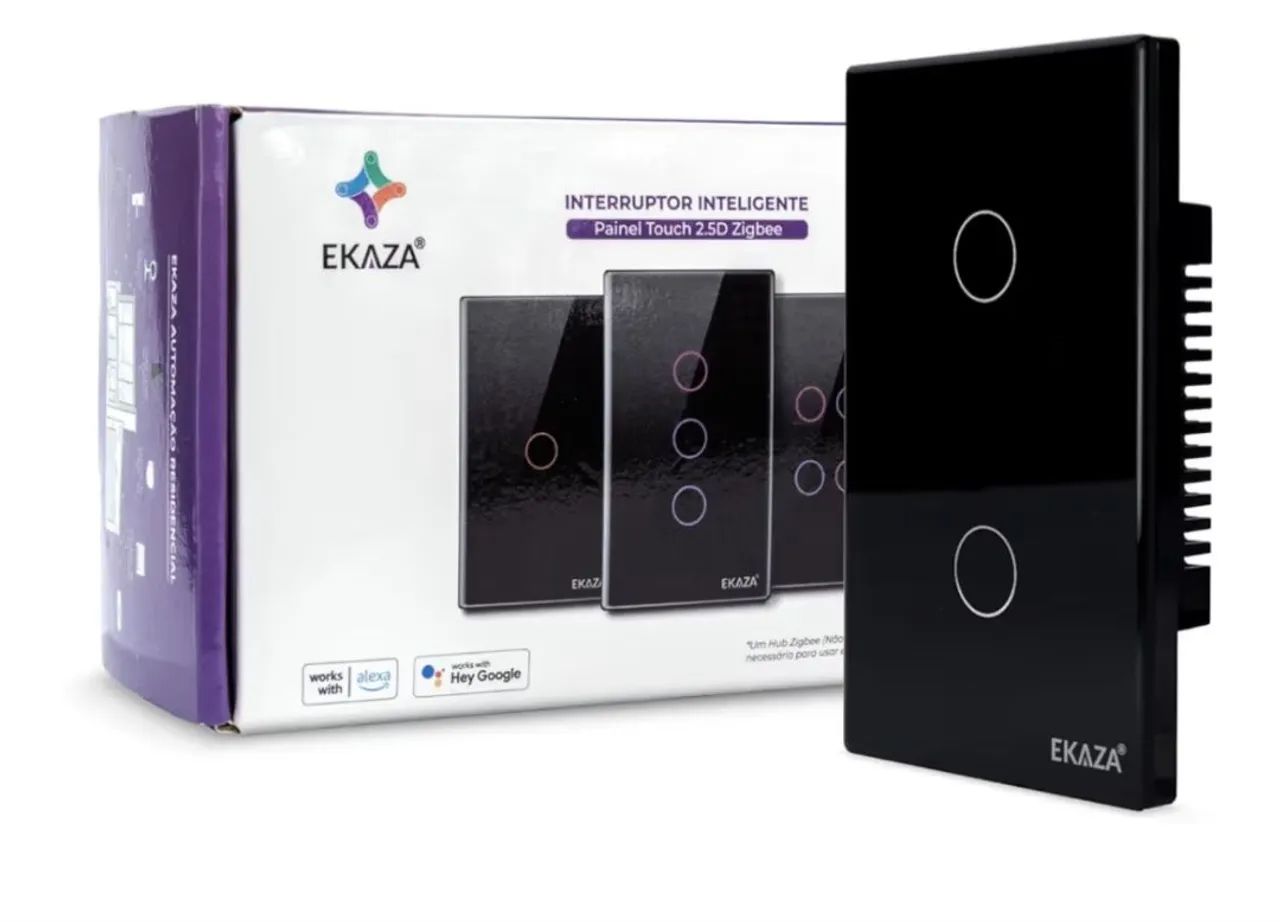 2 Interruptores Inteligentes Akaza Zigbee