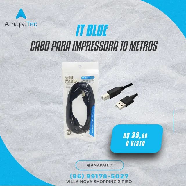 CABO PARA IMPRESSORA 10 METROS