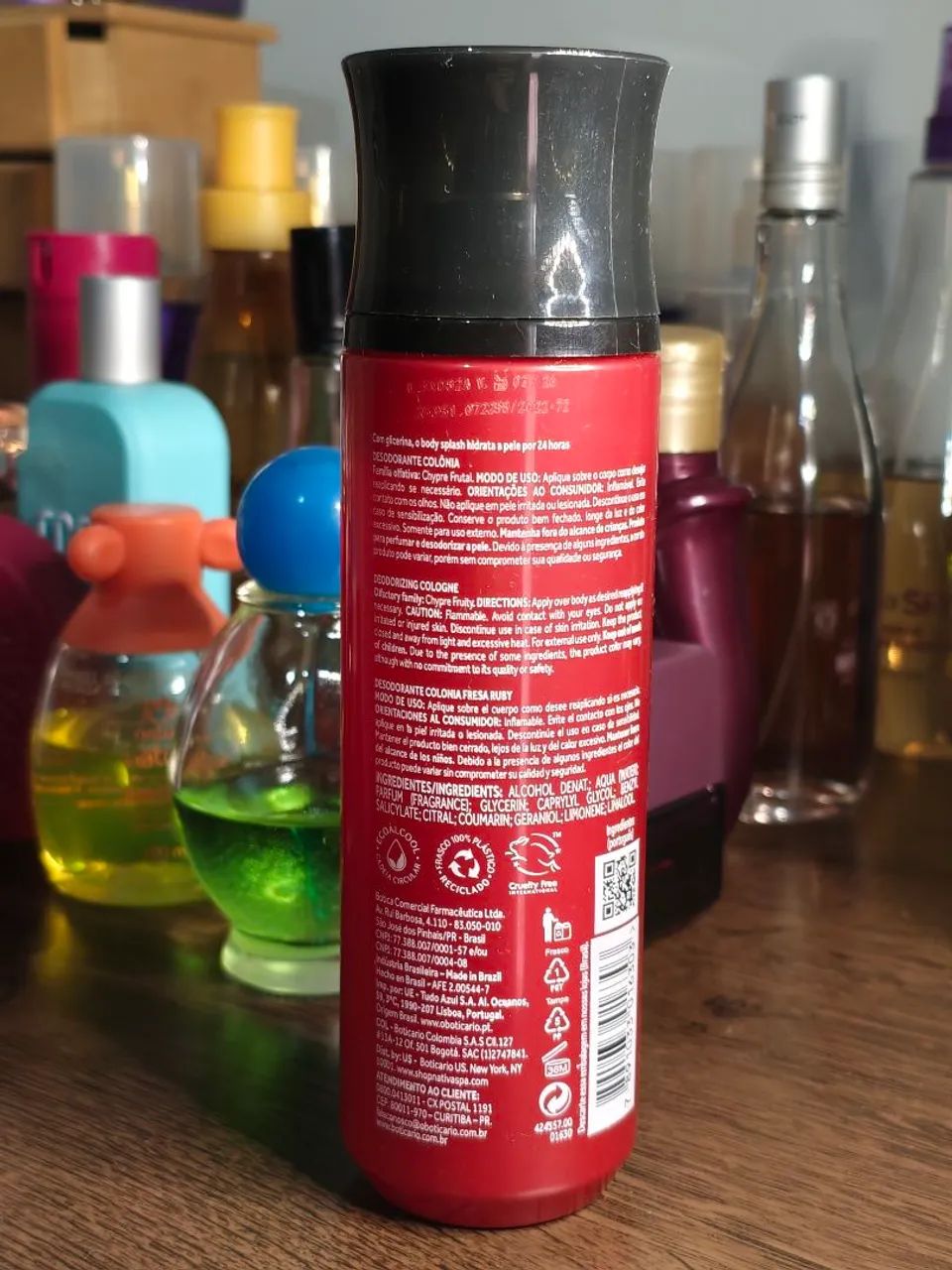 Body Splash Nativa SPA Morango Ruby 200 ml Perfume O Boticário - Foto 3
