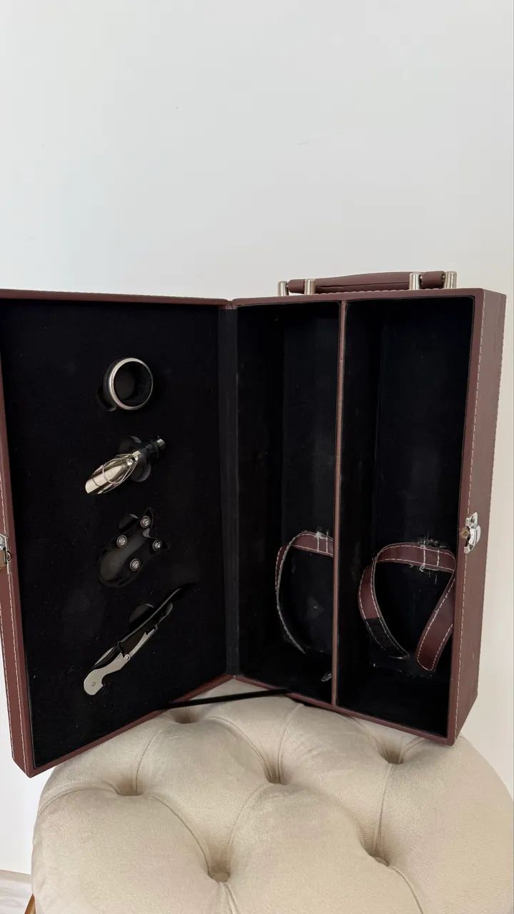 Maleta para transportar vinhos - Foto 3