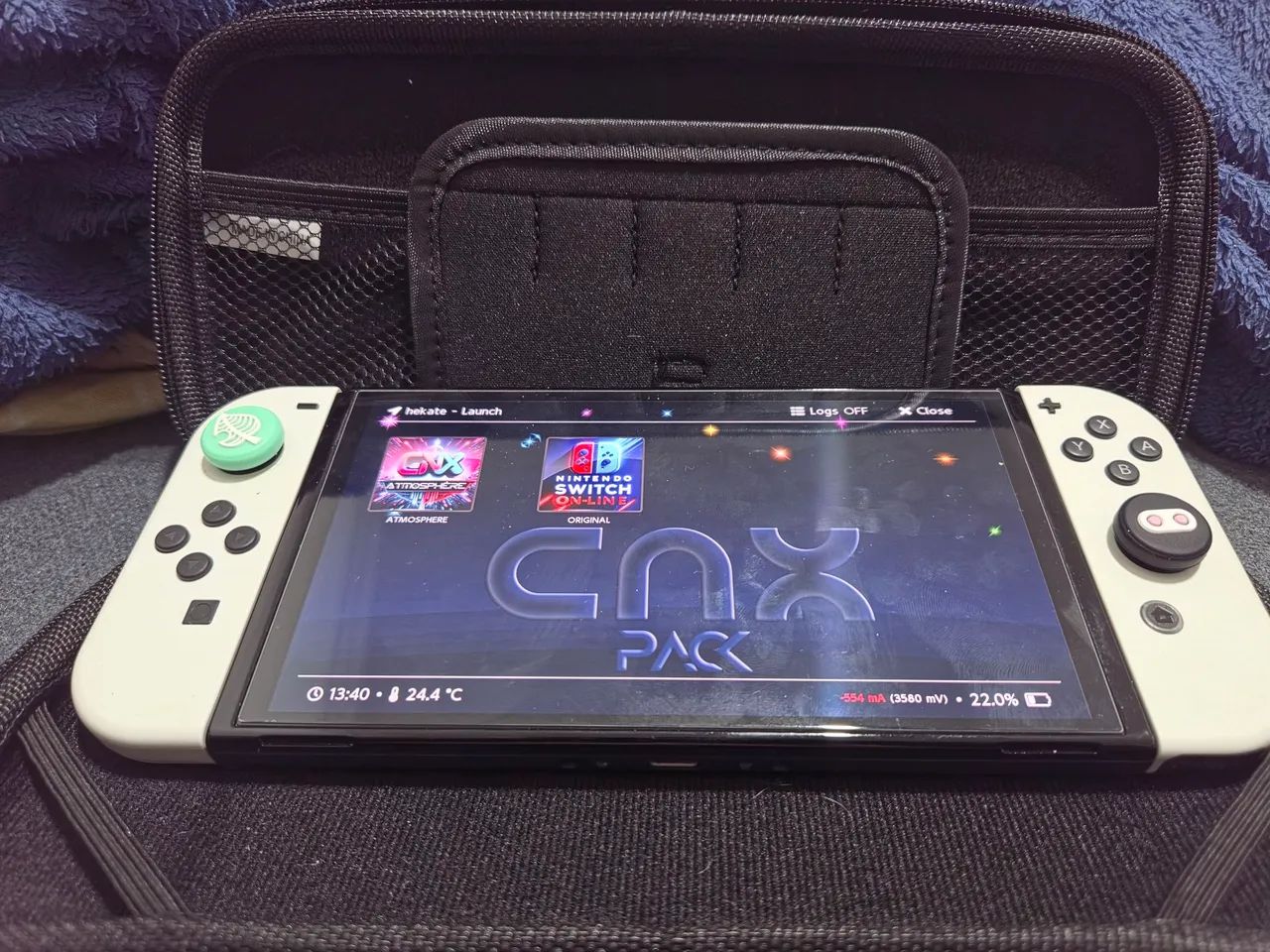 Troca - Nintendo Switch OLED Desbloqueado 128gb