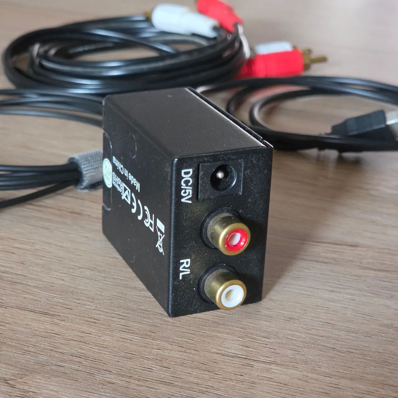 KIT Conversor de Cabo Óptico para RCA com cabo incluso - Foto 3