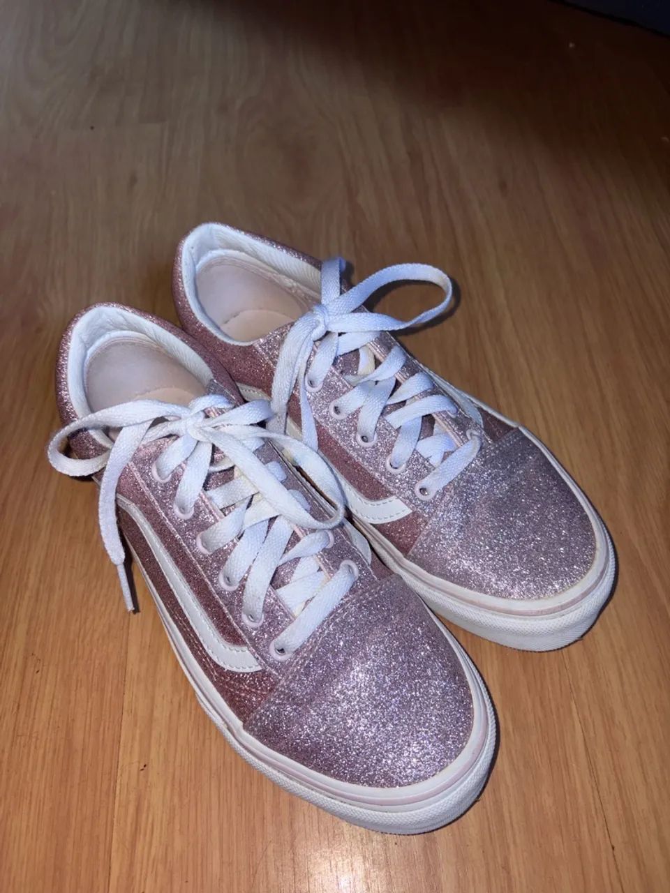 Vans original rosa com glitter  - Foto 4