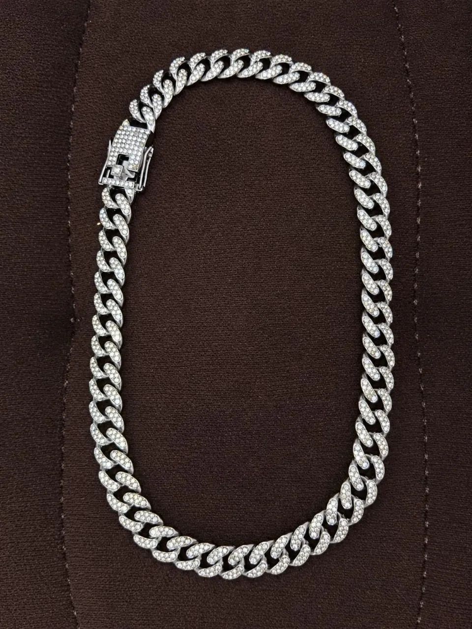 Vendo corrente e pulseira prata masculina 