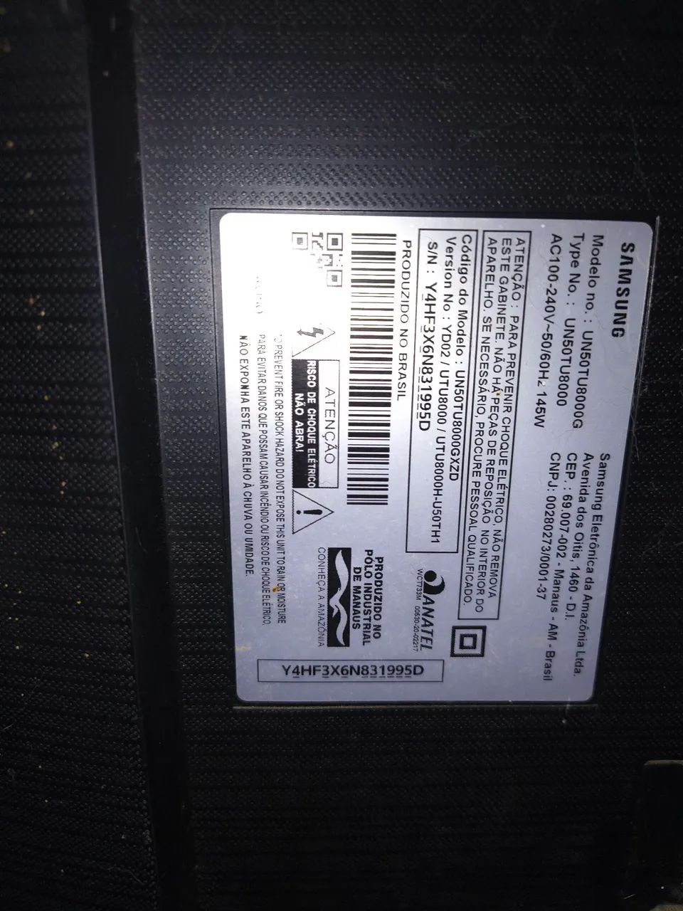 SMART TV SAMSUNG 50" COM DEFEITO - Foto 2