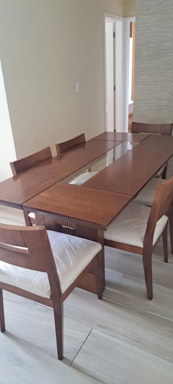 Mesa para janta 6 cadeiras - Rudnick - Foto 2