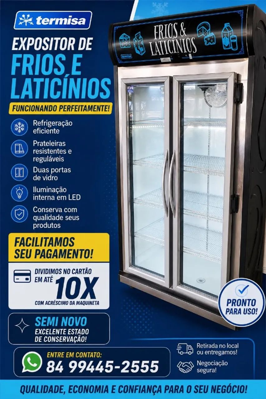 Expositor de Frios e Laticínios 