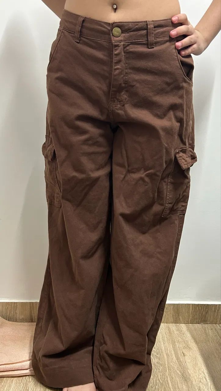 calça marrom - Foto 3