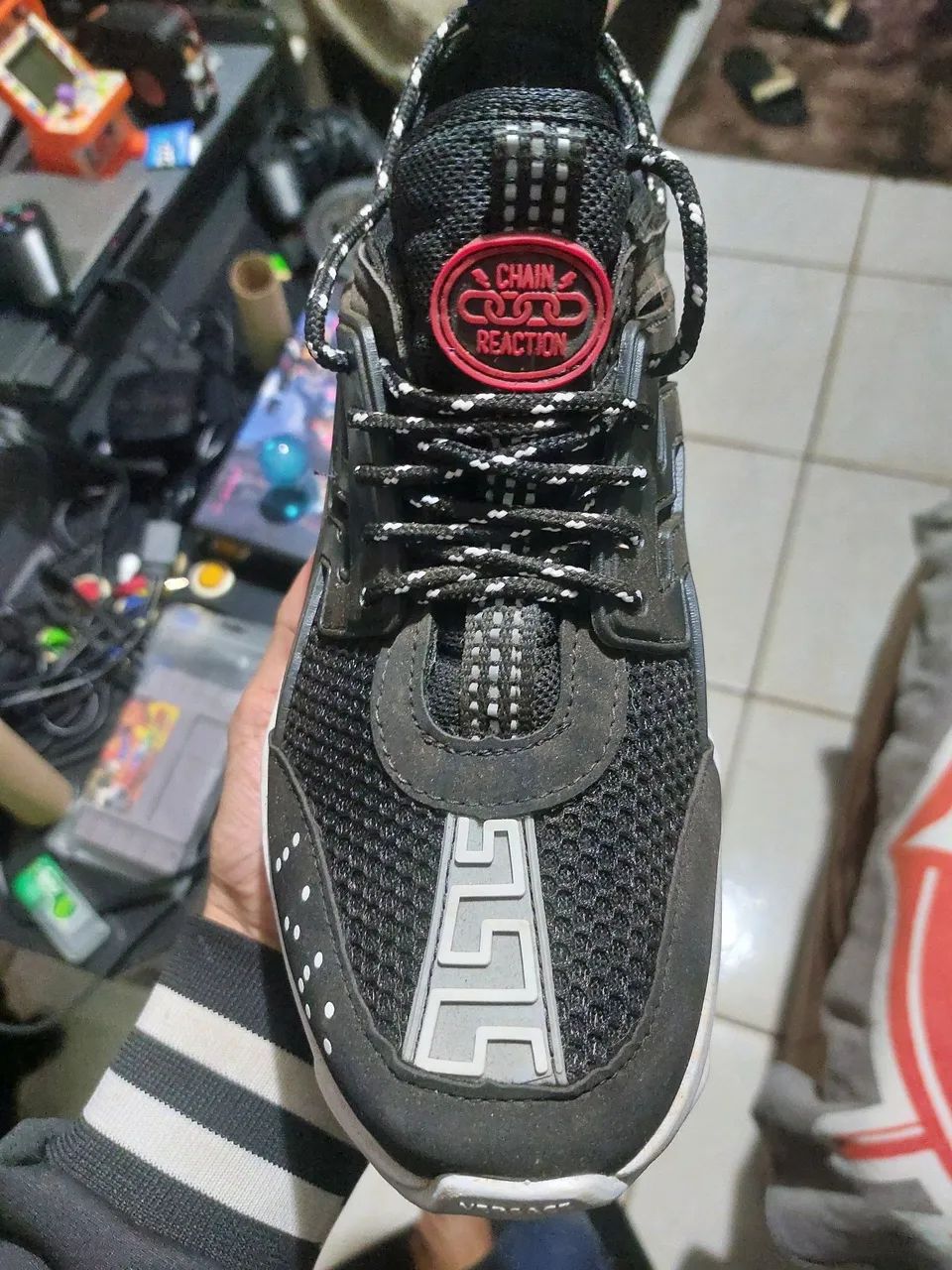 Tenis Versace Chain Reaction  - Foto 5