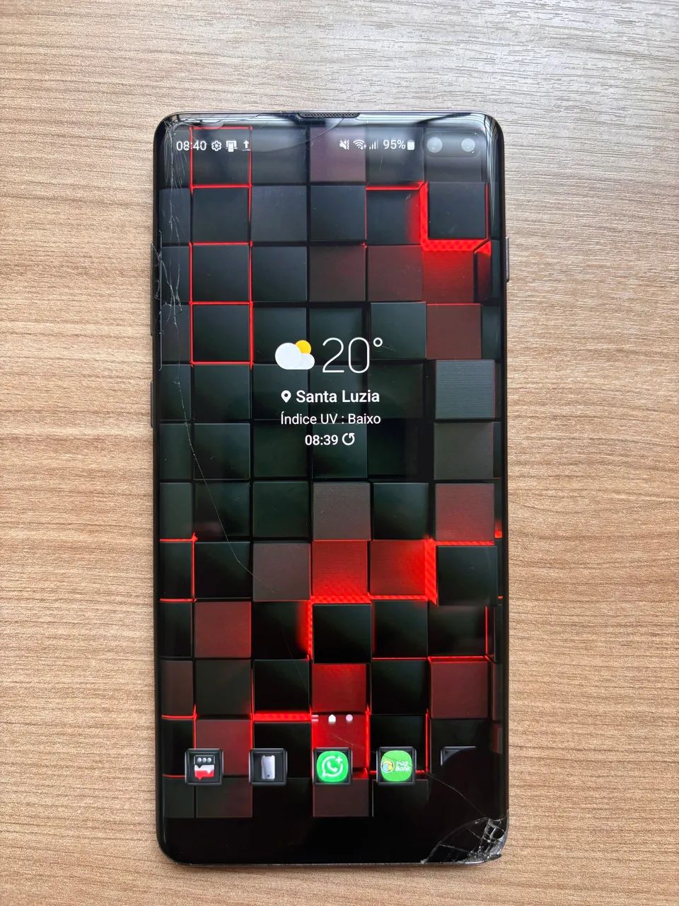 Galaxy S10+ Samsung - Tela Trincada  - Foto 4