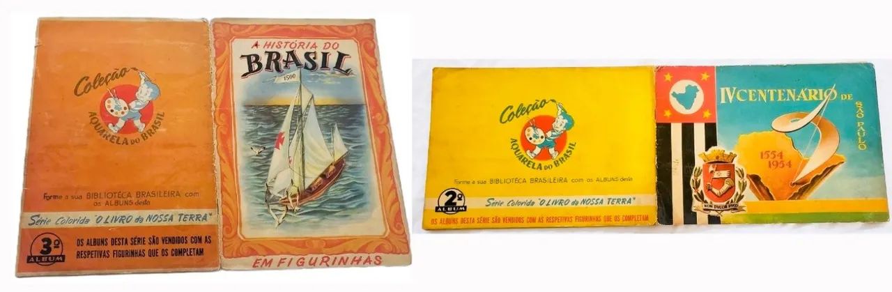 Coleção rara de álbuns de figurinhas antigos anos 1950 - Foto 4