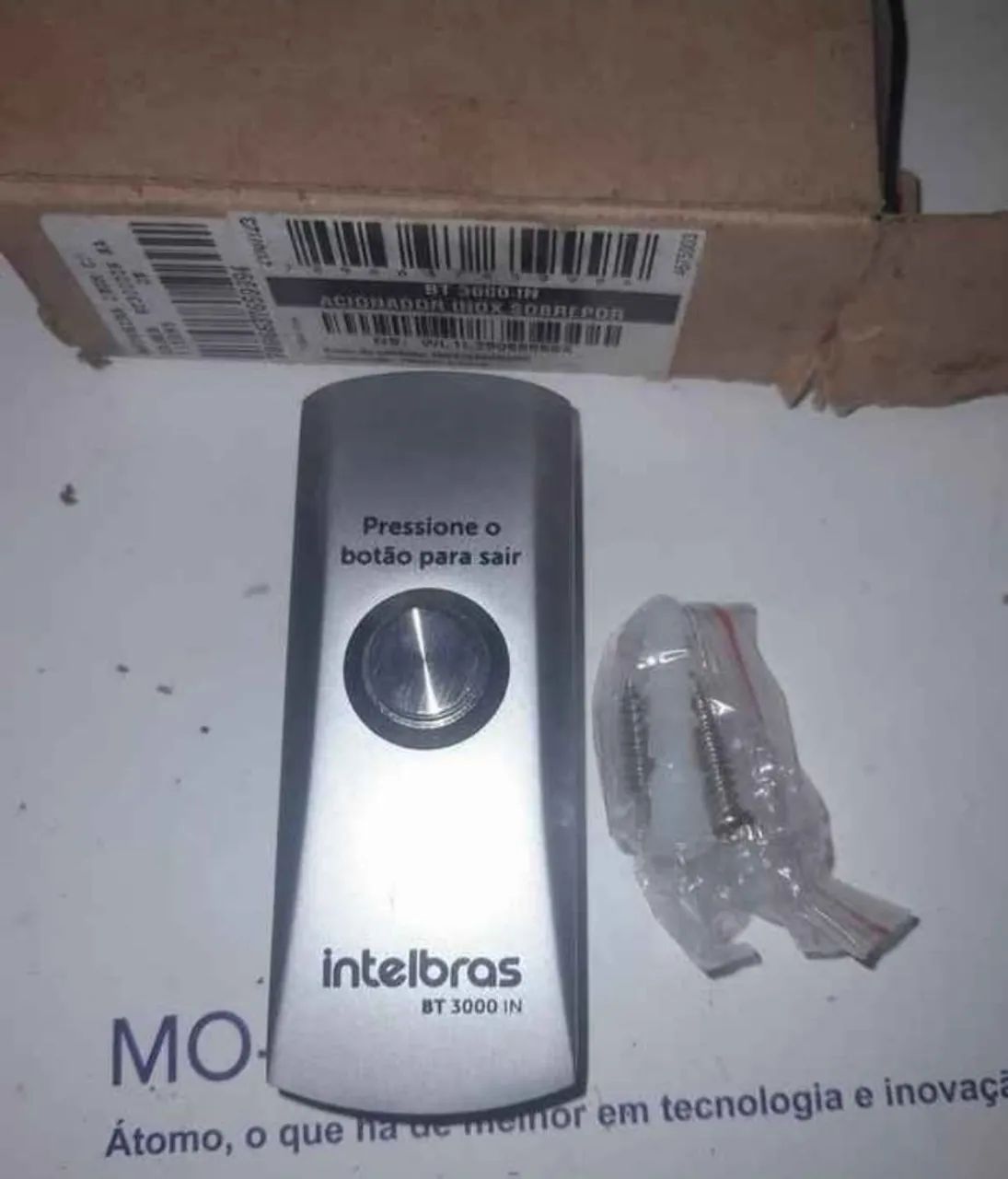 Botão de botoeira INOX INTELBRAS