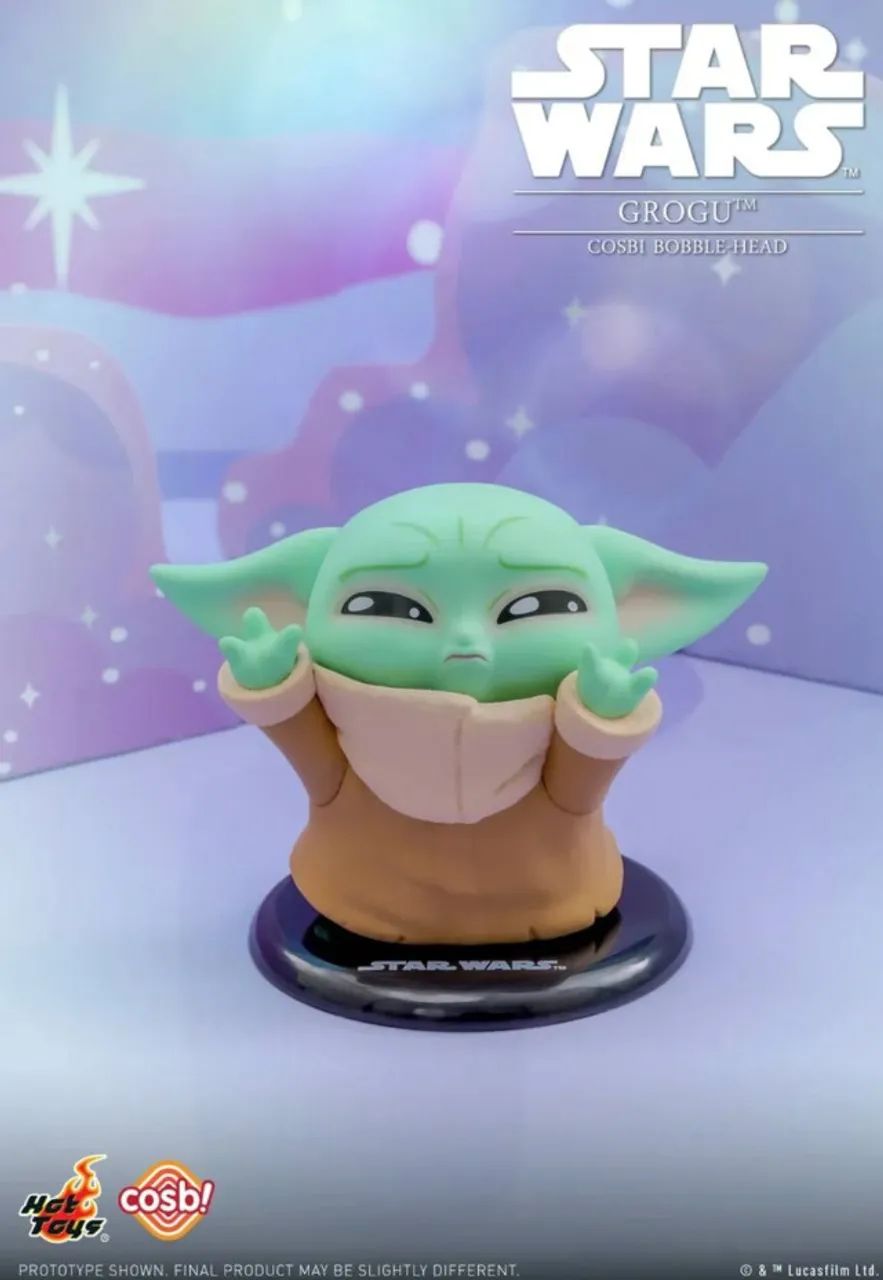 Figure Grogu Cosbi Bobble Head Blind Box - Hobbies e coleções