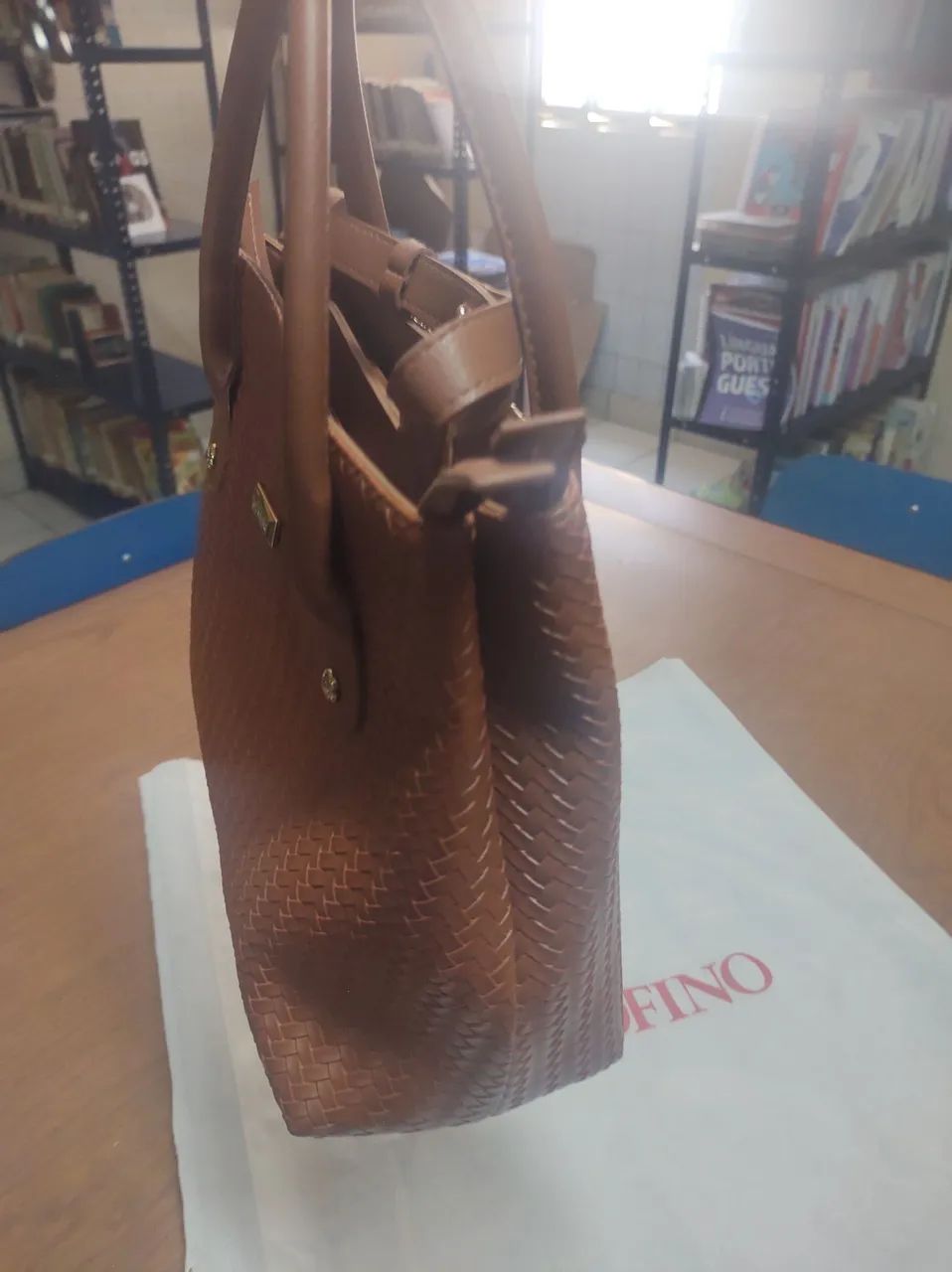 Bolsa couro fino - Foto 4