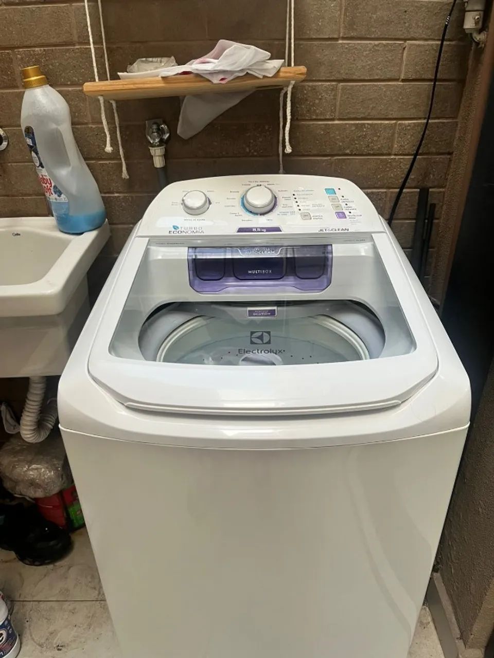 Máquina de Lavar Electrolux 8,5kg Branca Turbo Economia com Jet&Clean e Filtro Fiapos - Foto 2