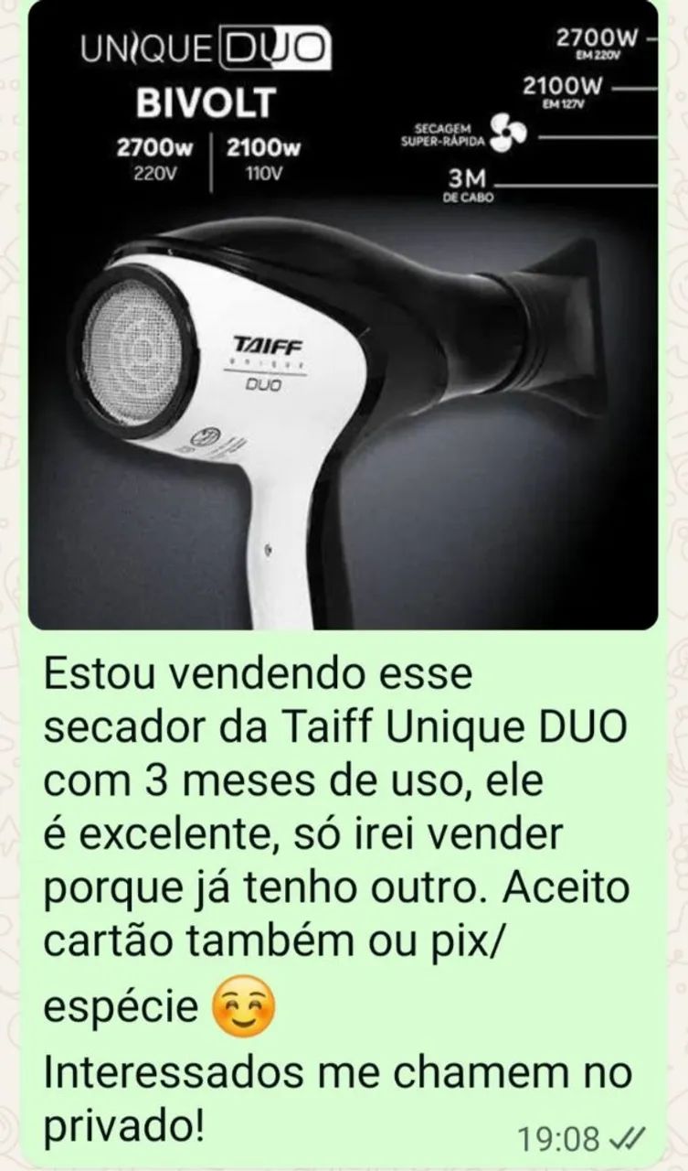 Secador de cabelo