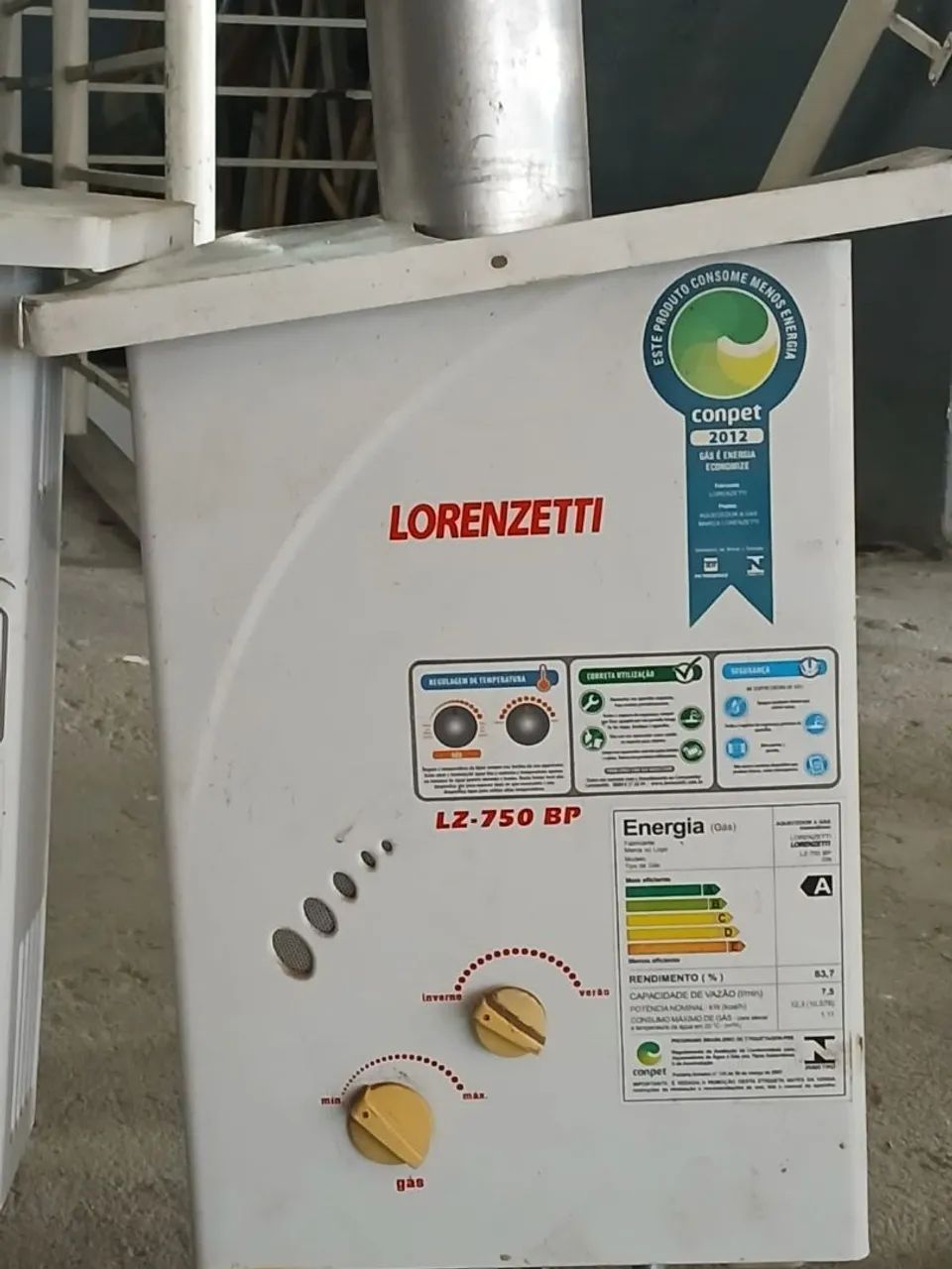 Aquecedor lorenzetti LZ 750 BP, com qualidade e funcionando 