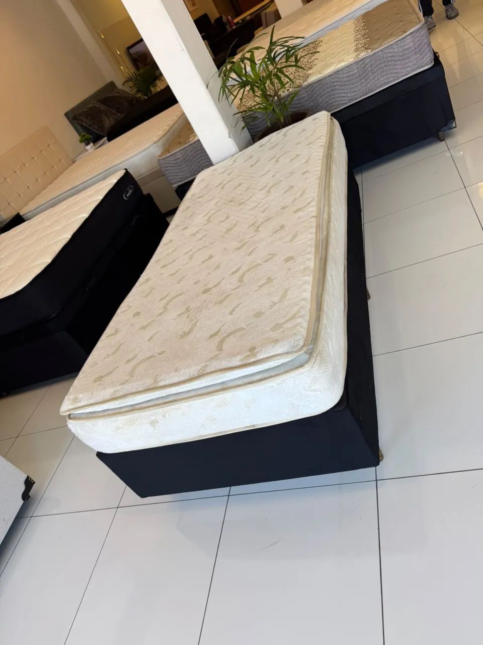Cama Box Solteiro Firme USADA - ENTREGO  - Foto 4