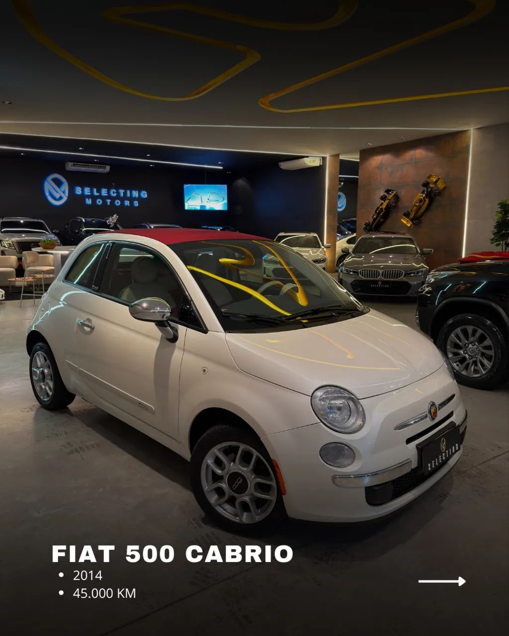 Fiat 500 500 Cabrio Dualogic Flex 1.4 8V 2014