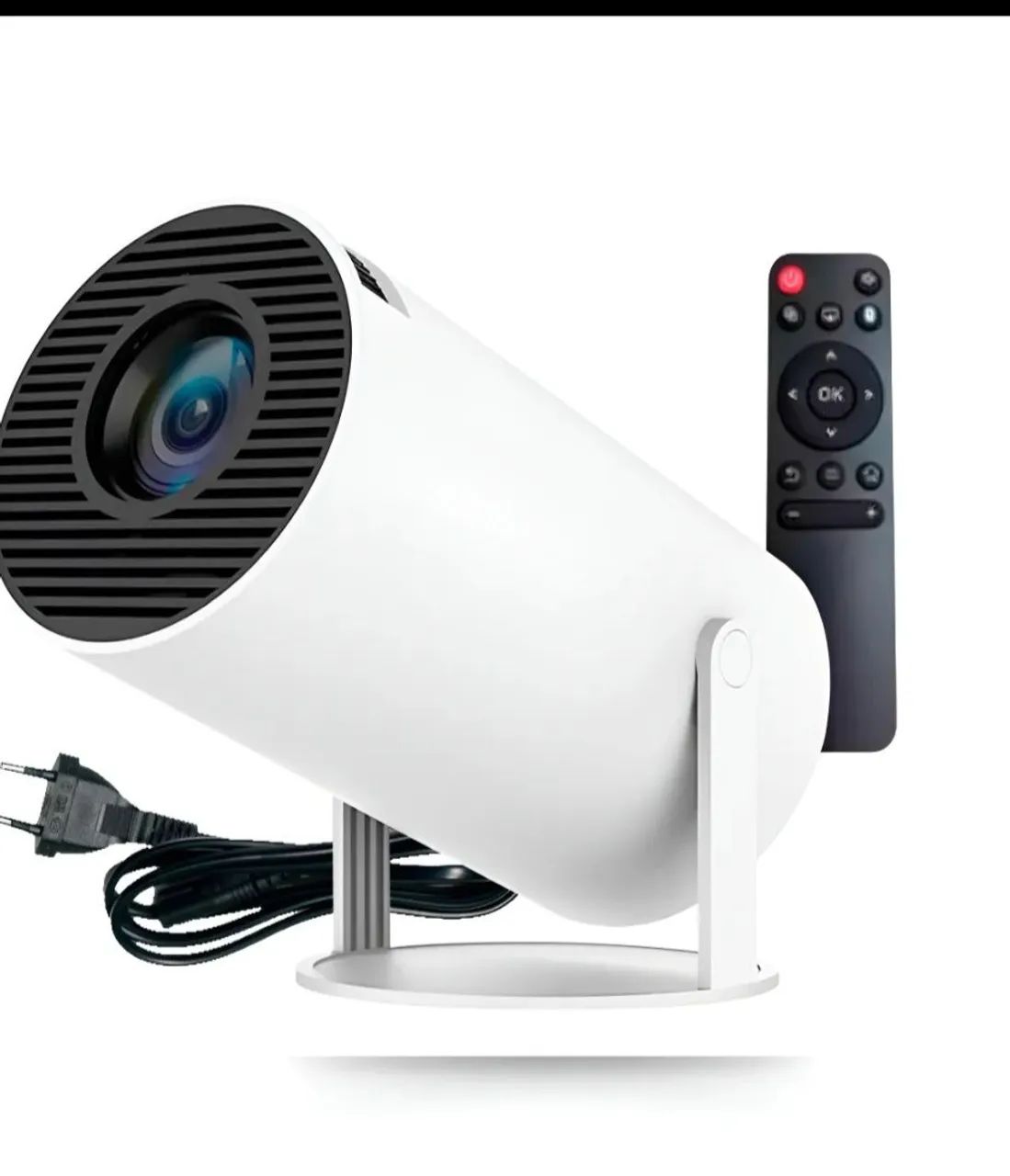 Projetor portátil 4k Android smart Wi-Fi full HD  cor branco 127/220V