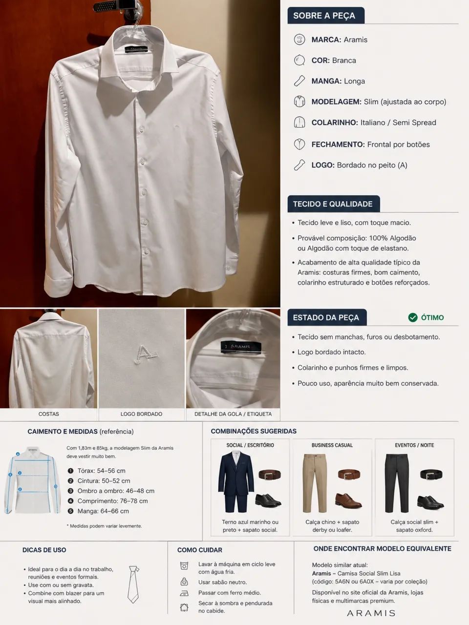 Camisa Social Aramis