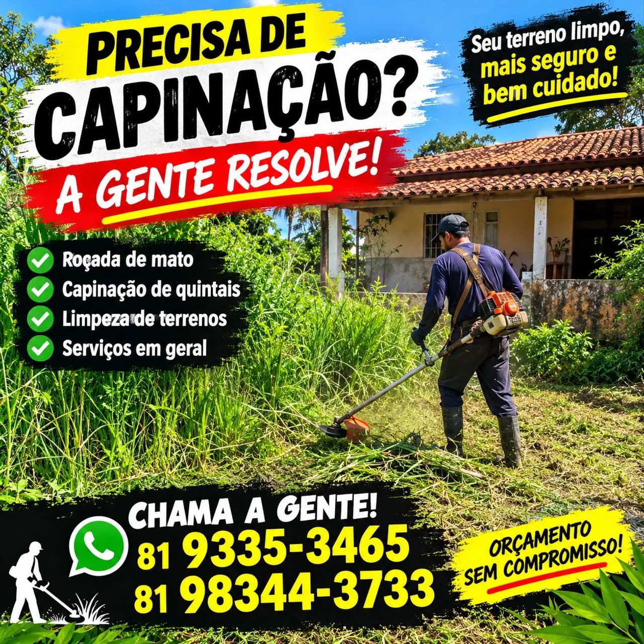 Poda de árvore e capinação  - Foto 3