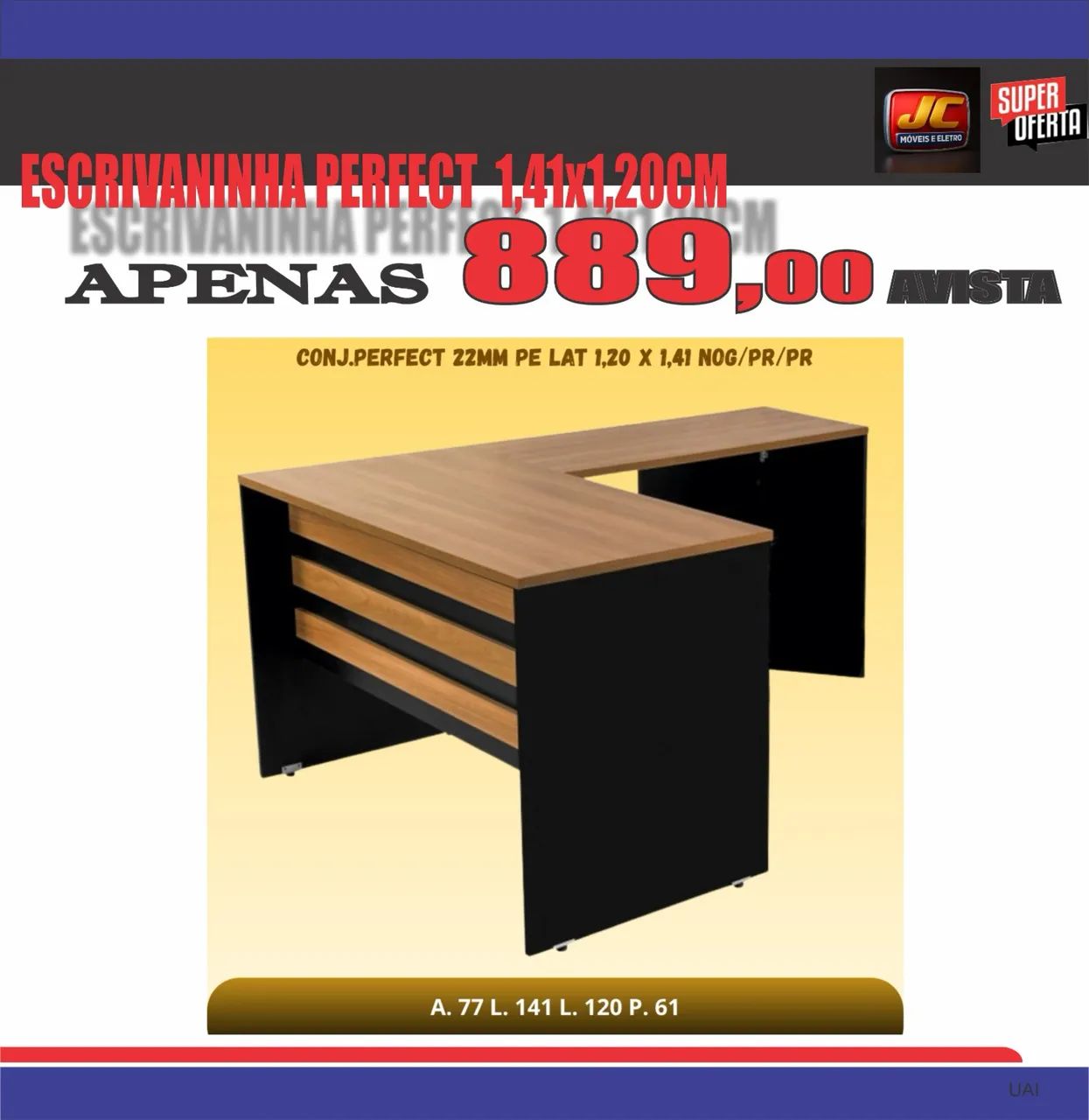 MESAS DE ESCRITÓRIO U422991858552678402