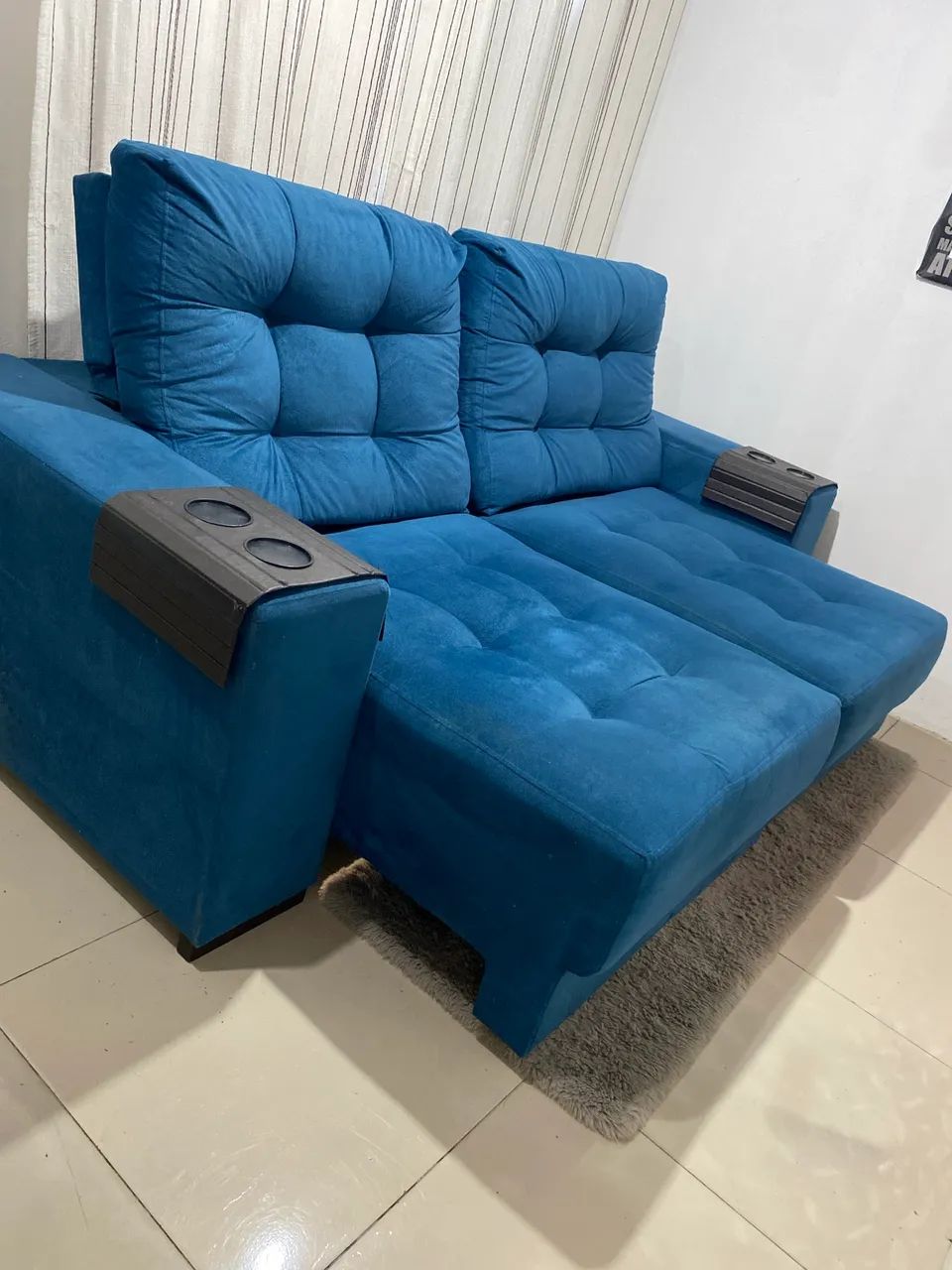 SOFÁ RETRÁTIL E RECLINÁVEL ENTREGO GRÁTIS  - Foto 4