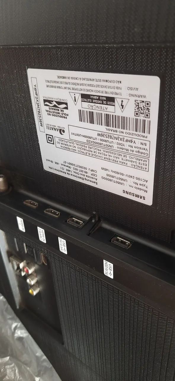 Vendo Tv Led 55 polegadas com defeito - Foto 4