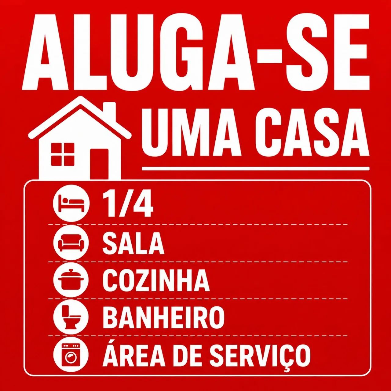 Aluga-se casa