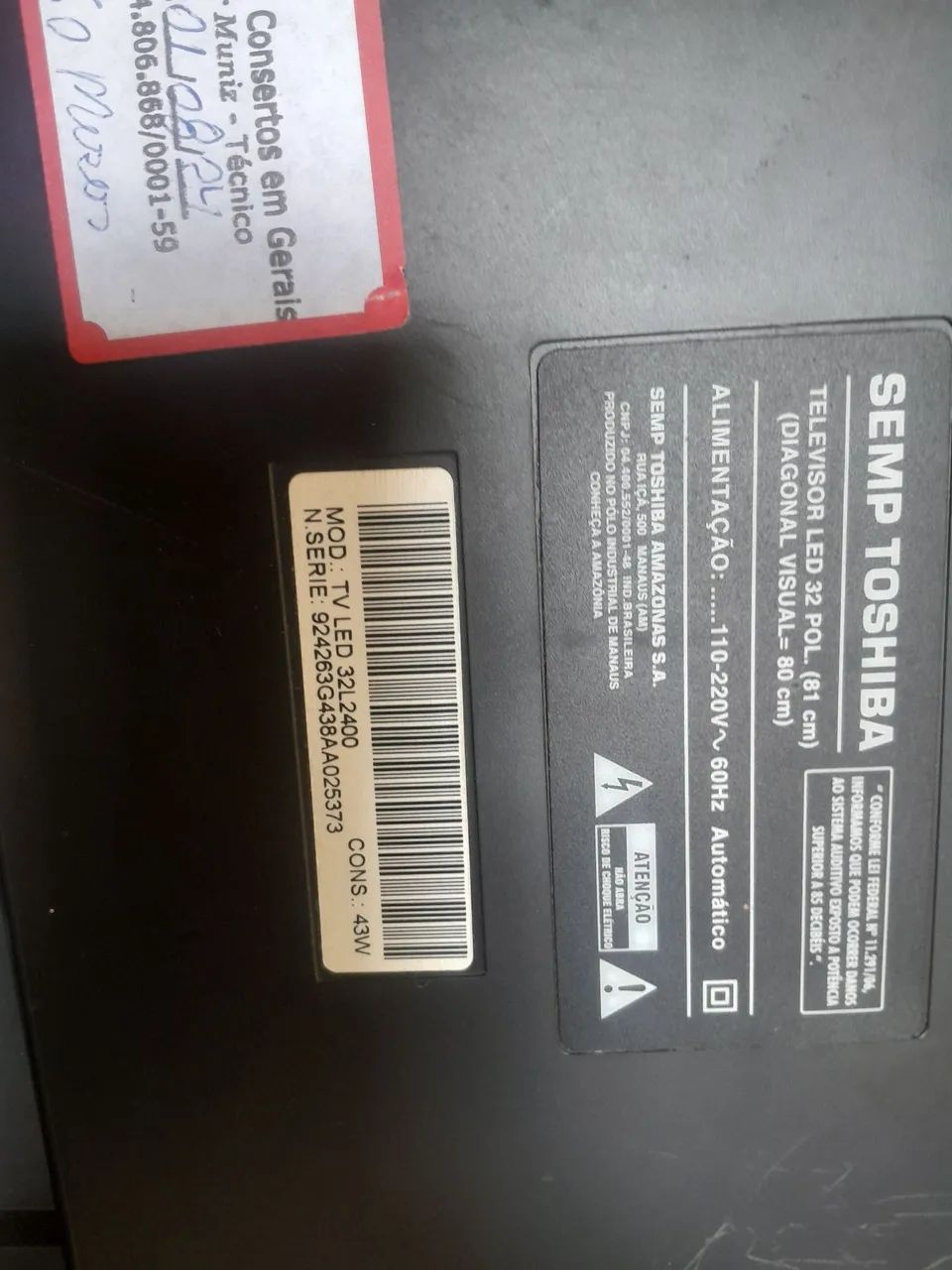 Tv Smart led 32 polegadas com controle 